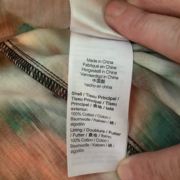 J. Crew  Squareneck Liberty Fabric Hazy Days Floral 100% cotton   Blouse Size 2‎ - Picture 6 of 6